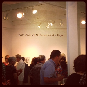 Opening night, July 24, 2013, Mikhail Zakin Gallery's Small Works Show in Demarest, NJ. Photo: P. Sullivan