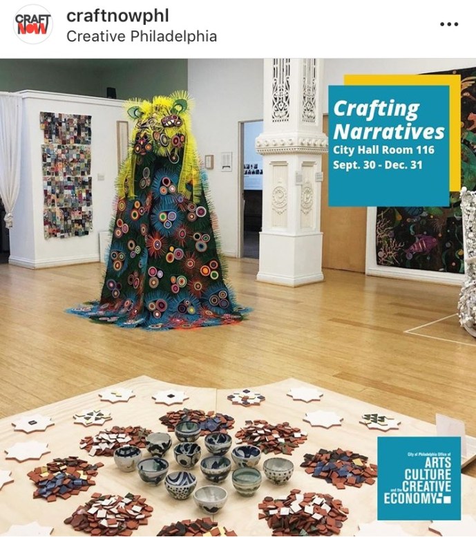 Crafting Narratives exhibit